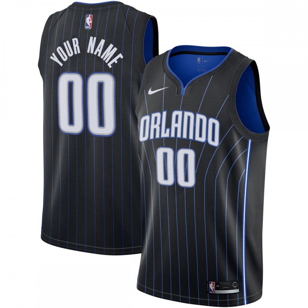 Orlando Magic 2020/21 Swingman Custom Jersey - Icon Edition - Black-Pro Kit Vault | Brand New 26/27 Sports Jerseys